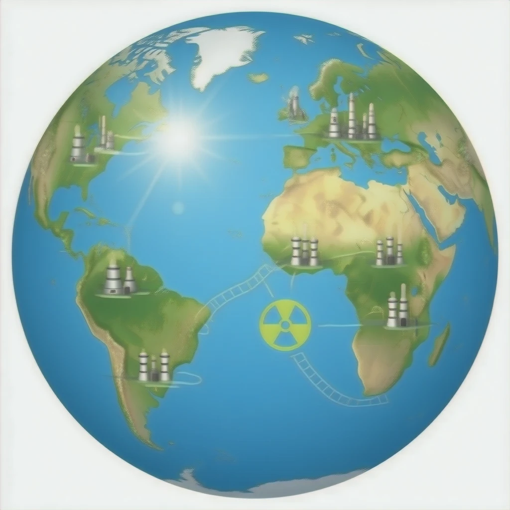 nuclear power worldwide emoji