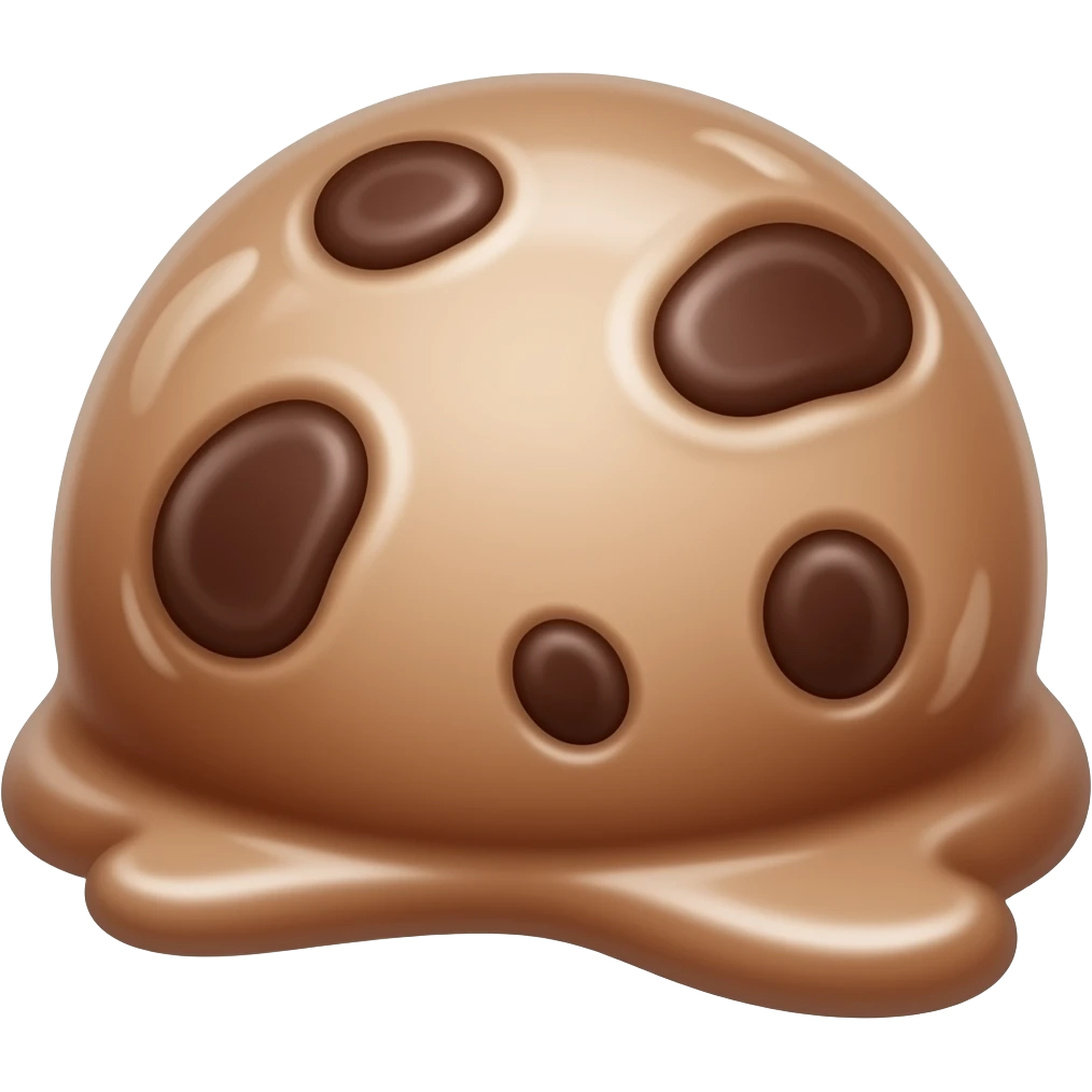 fudgy rocky road icecream emoji