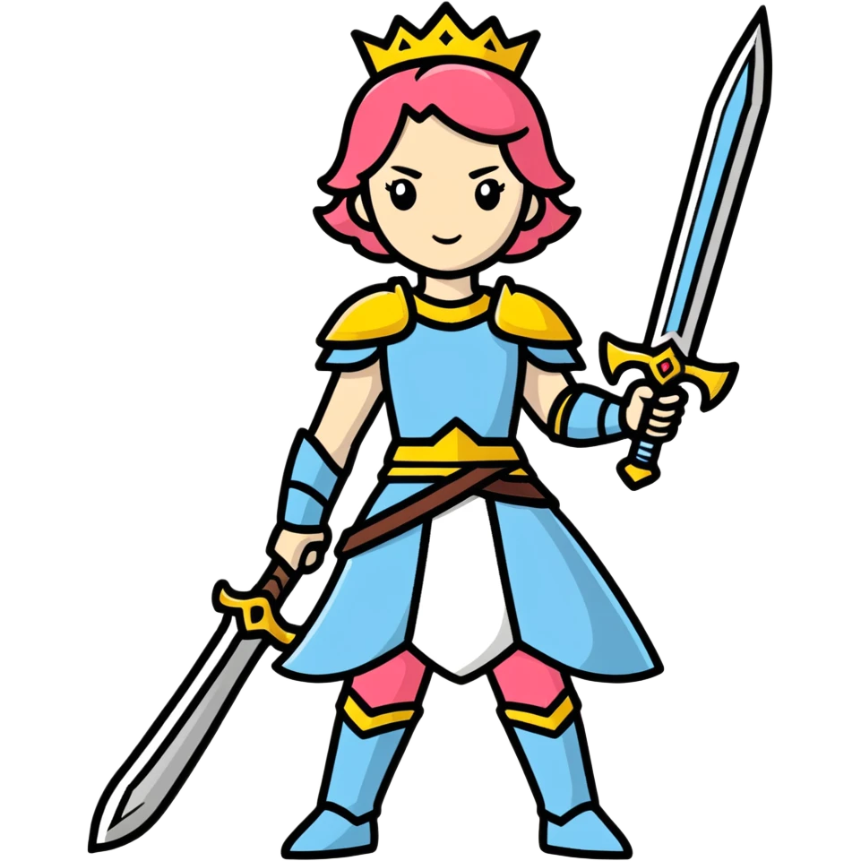 A princess warrior  emoji