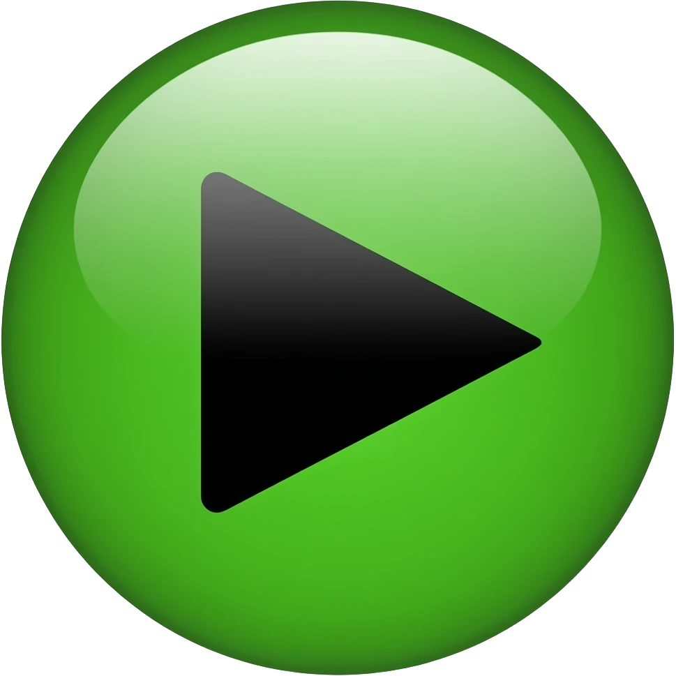 play button green circle black triangle emoji
