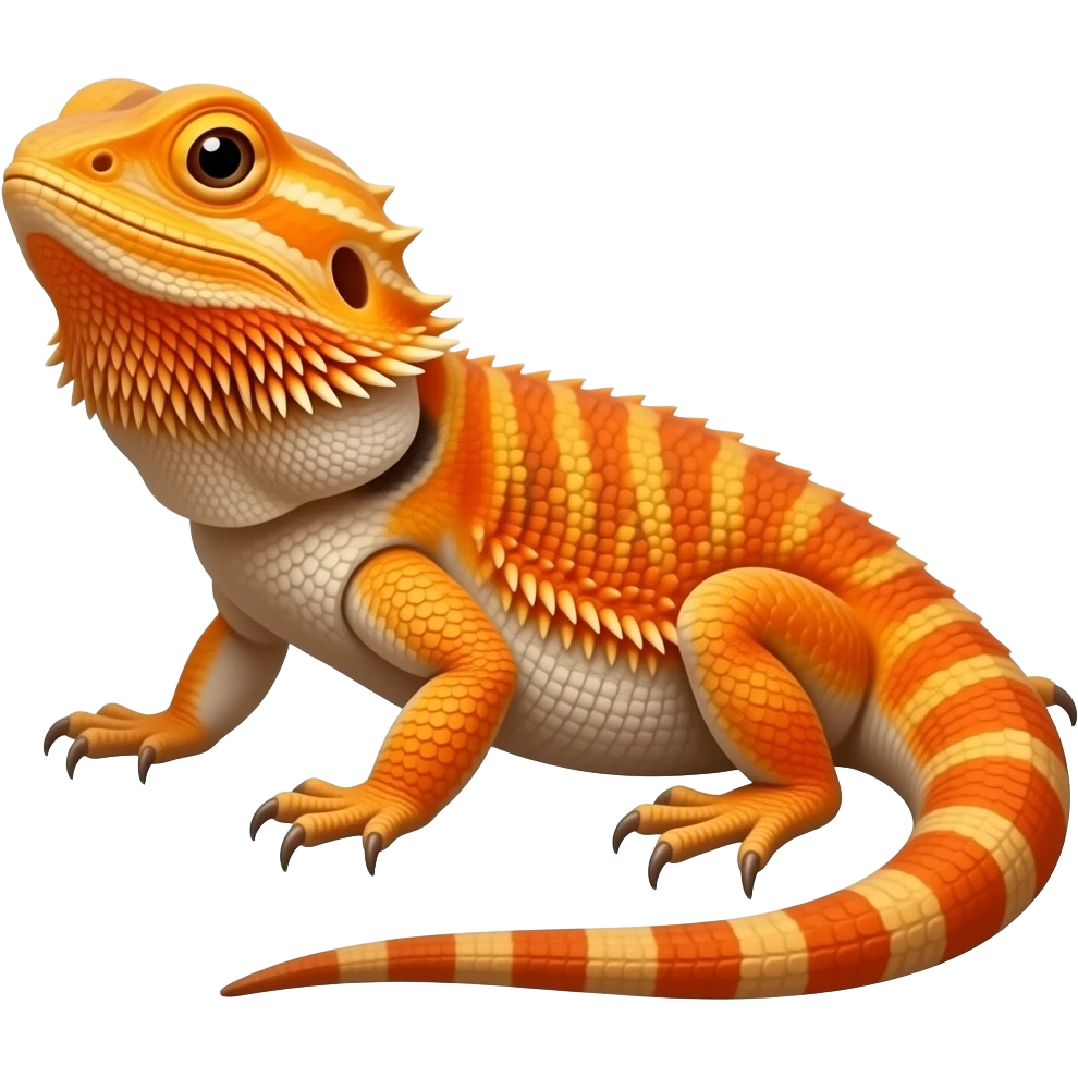 orange bearded dragon emoji