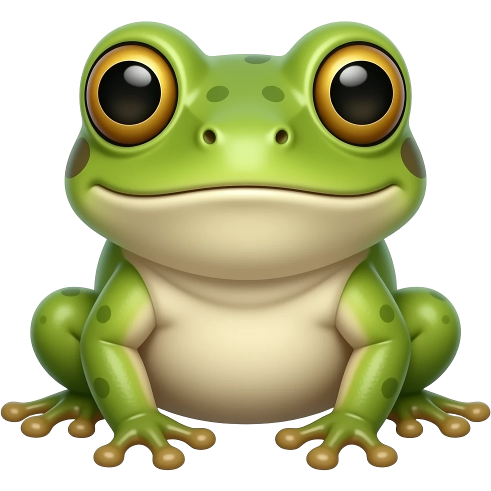 Frog baby emoji
