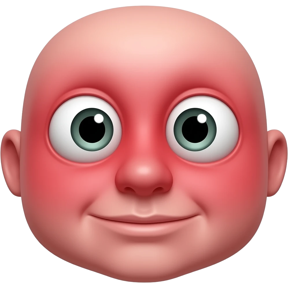 Quiero un emoji así como sonrojado pero con los ojos muy abiertos así como que si su boca está muy chiquita pero los ojos muy al lado emoji