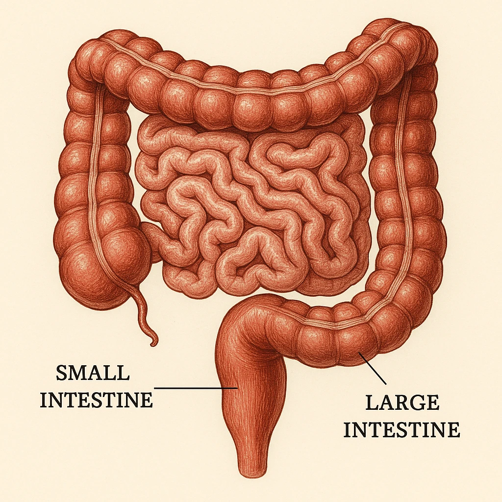 intestino umano anatomico emoji