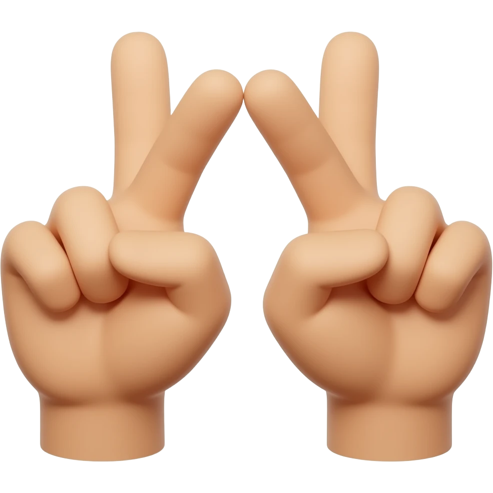 deux mains qui font le signe qlf emoji