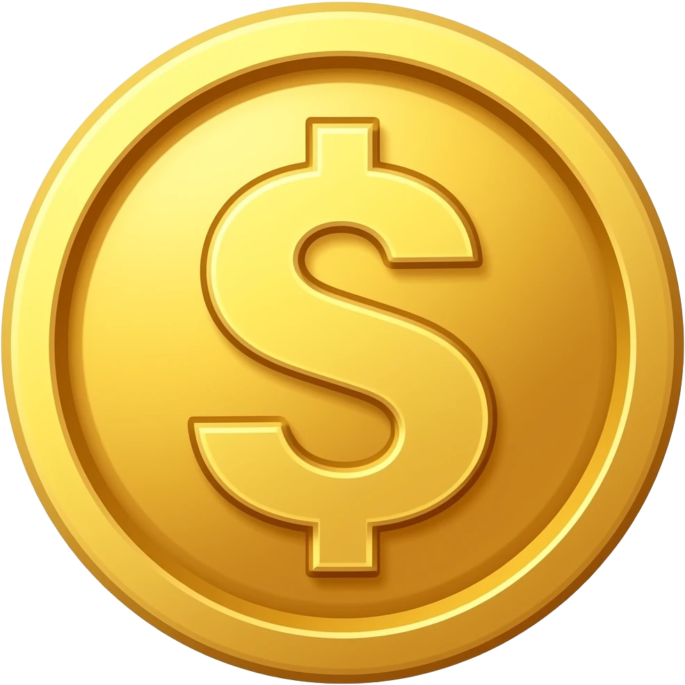 treasure_gold_coin_1 emoji