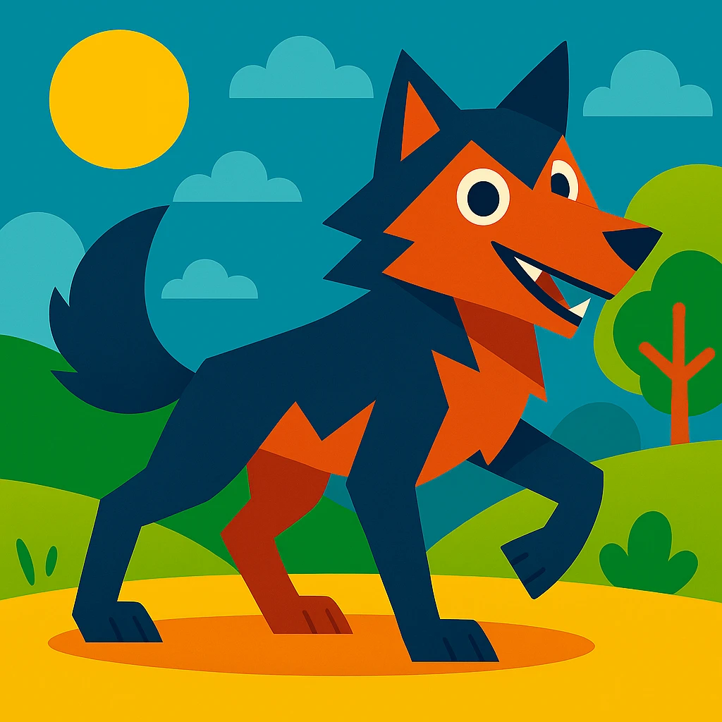 Wolf emoji