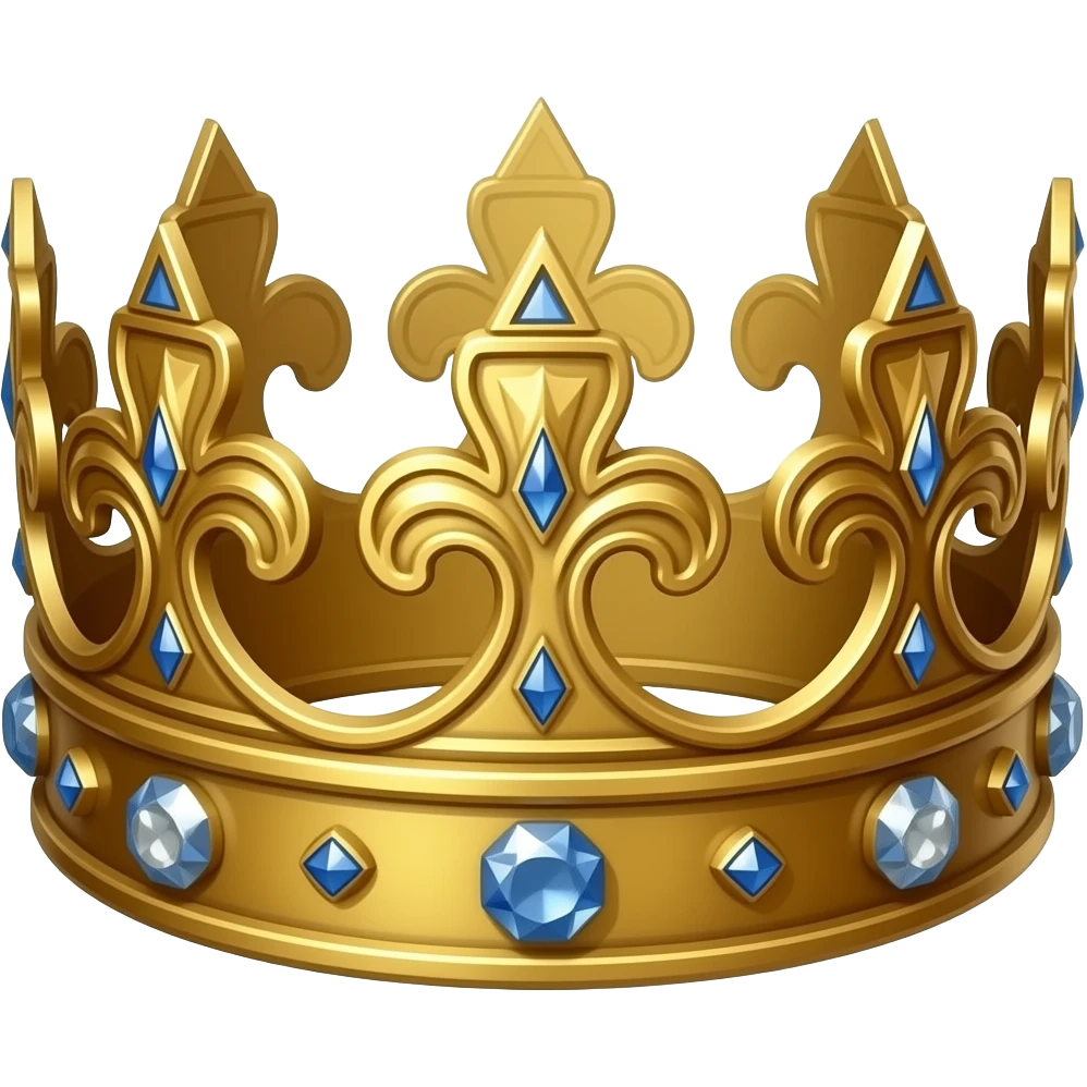 Corona laureada imperial de oro y diamantes del dios Emperador de Warhammer 40k emoji