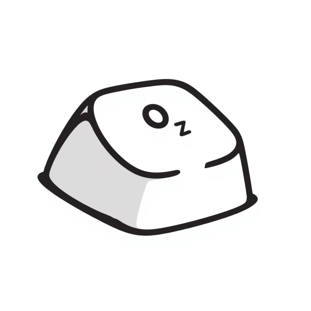 Number 0 keycap, keyboard button with the digit zero emoji