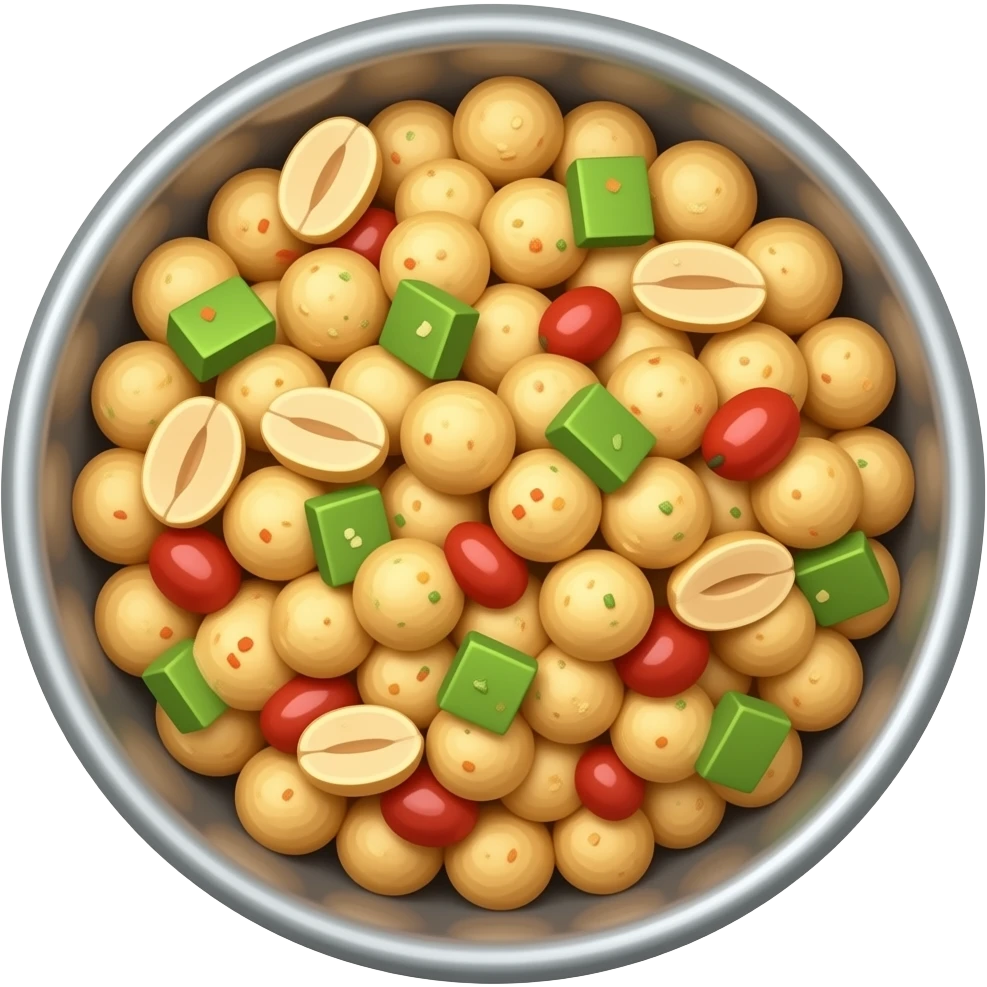 spicy peanut chaat emoji