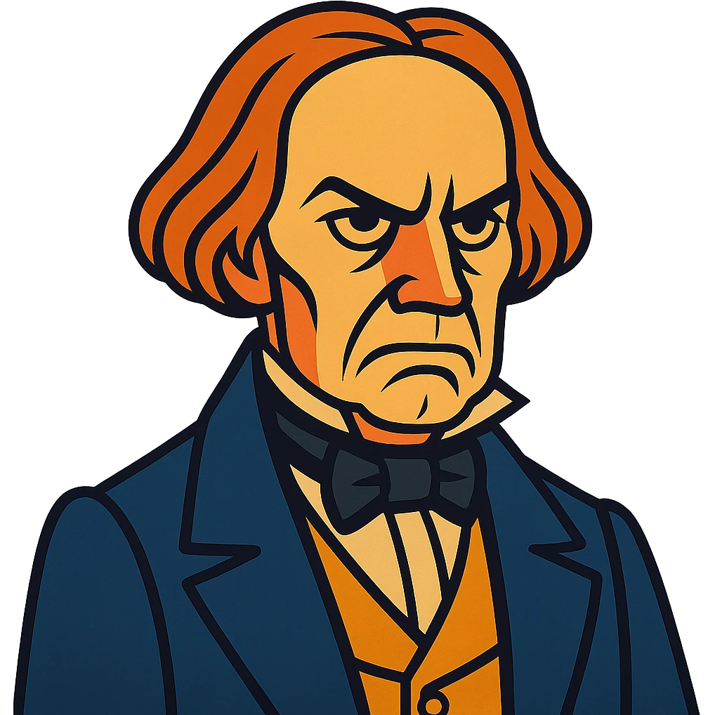 Henry Clay, 19th-century American statesman, mad face emoji