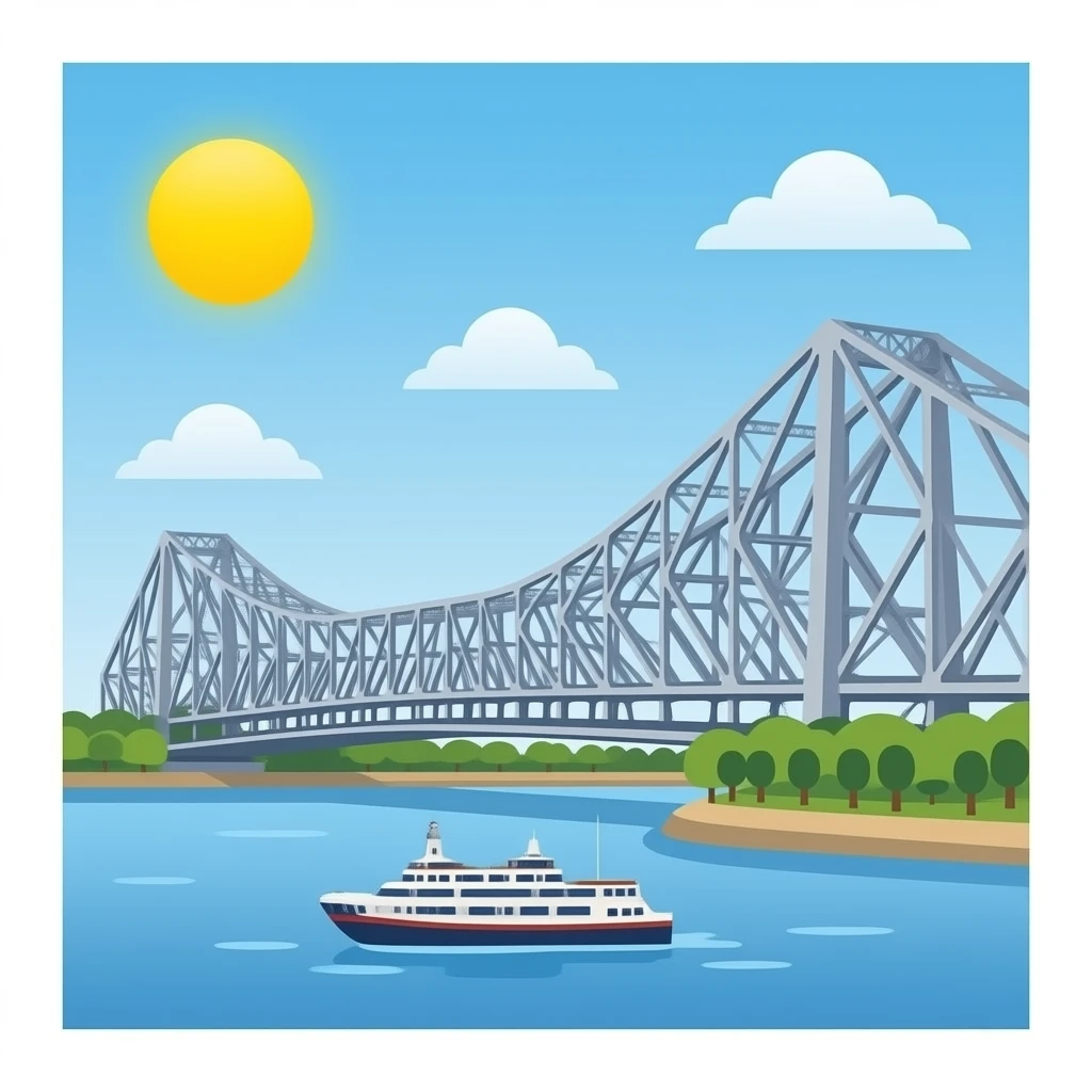 howrah bridge kolkata emoji