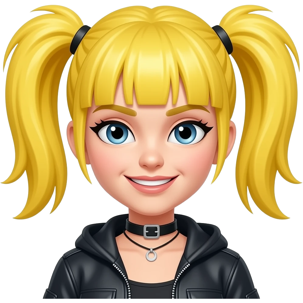 Baddie girl yellow  emoji emoji