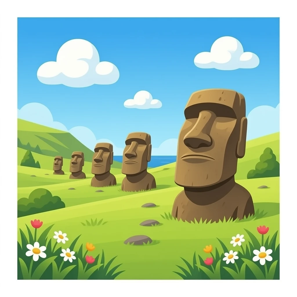 isla de pascua emoji