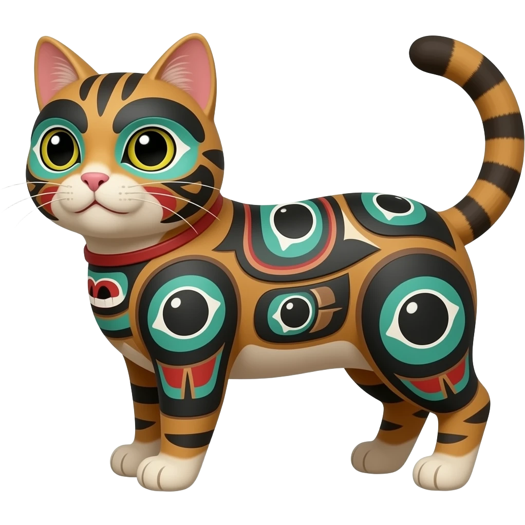 pnw totem cat emoji