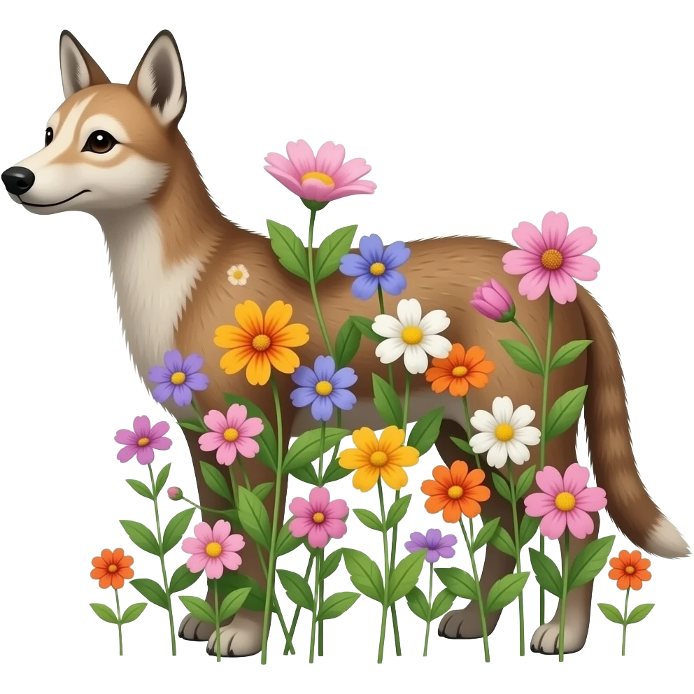 Animals with Flowers emoji