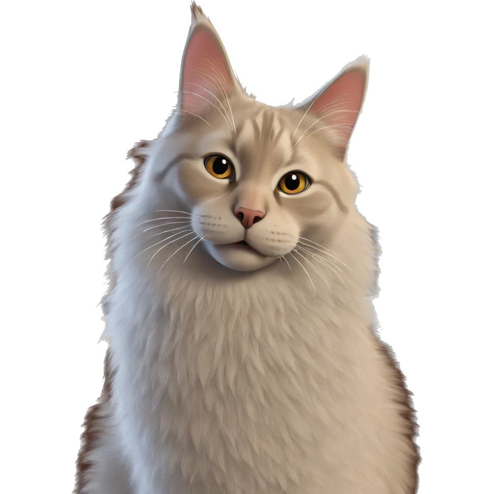 cat in a cozy setting emoji