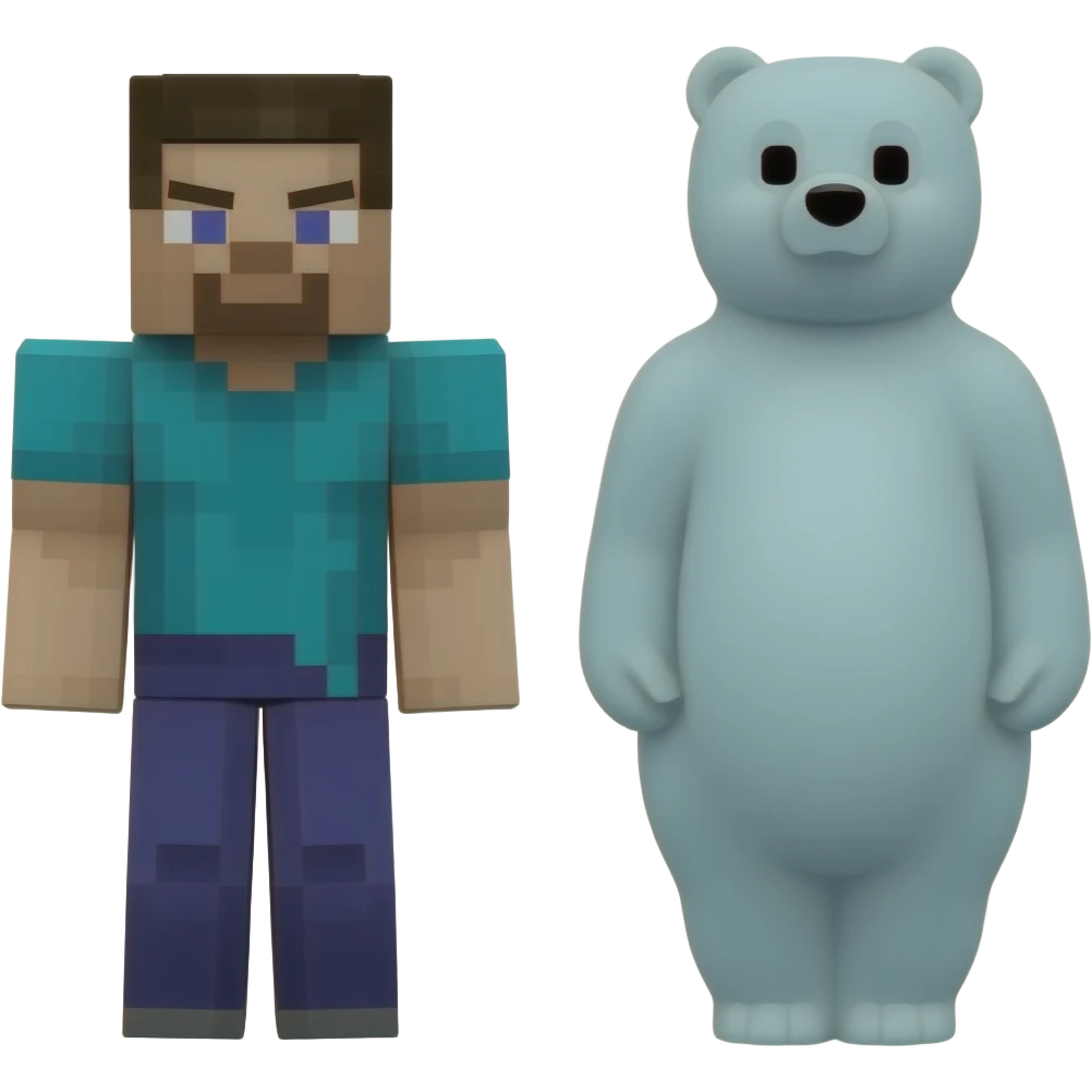 Polar bear 2026 horror meme But Minecraft dweler emoji