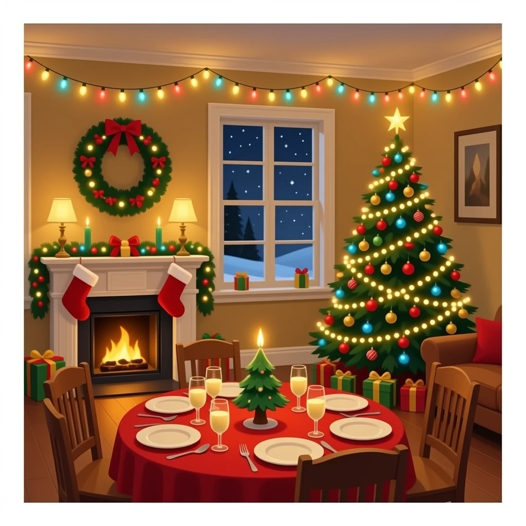 2007 Dember 25th Christmas Party on Christmas Day emoji