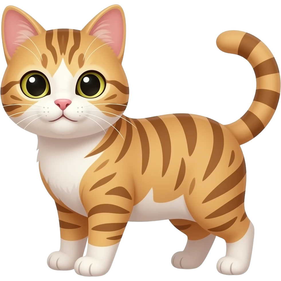 A cute cat emoji