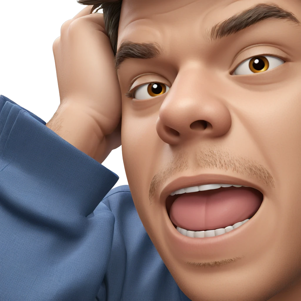 realistic portrait of a man emoji