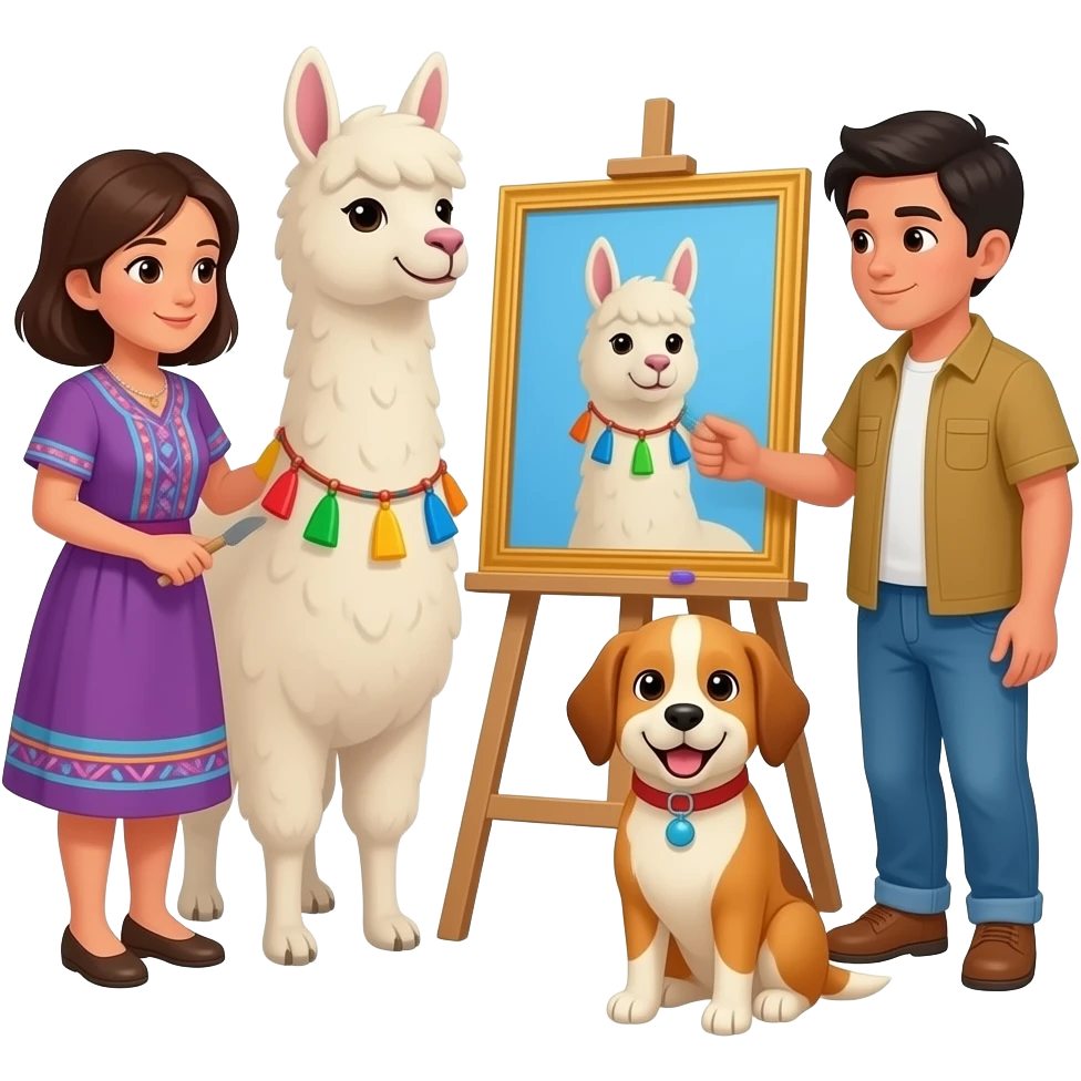 que els avitans del poble es praparavam per si turnes el llao i el gos emoji