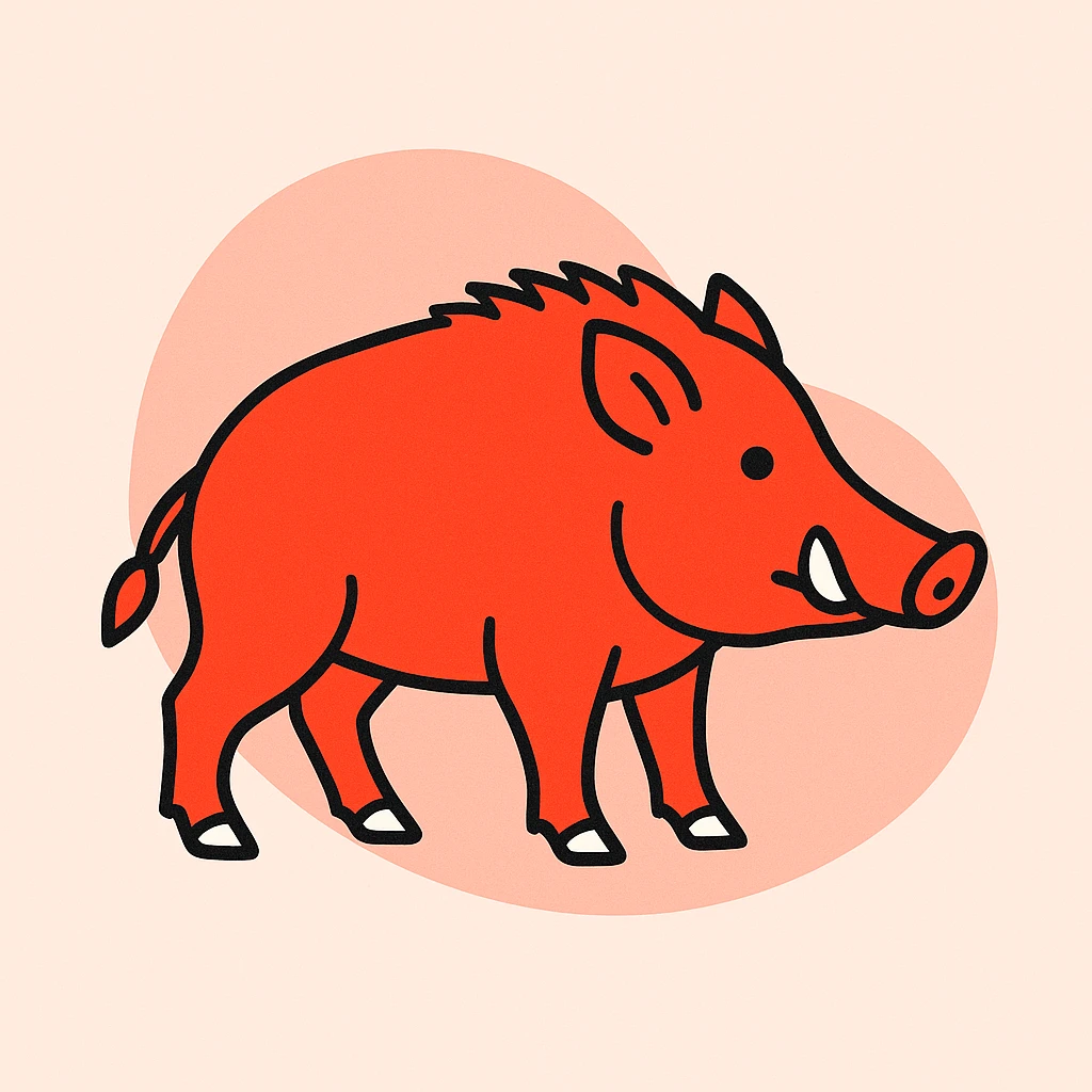 Wild boar emoji
