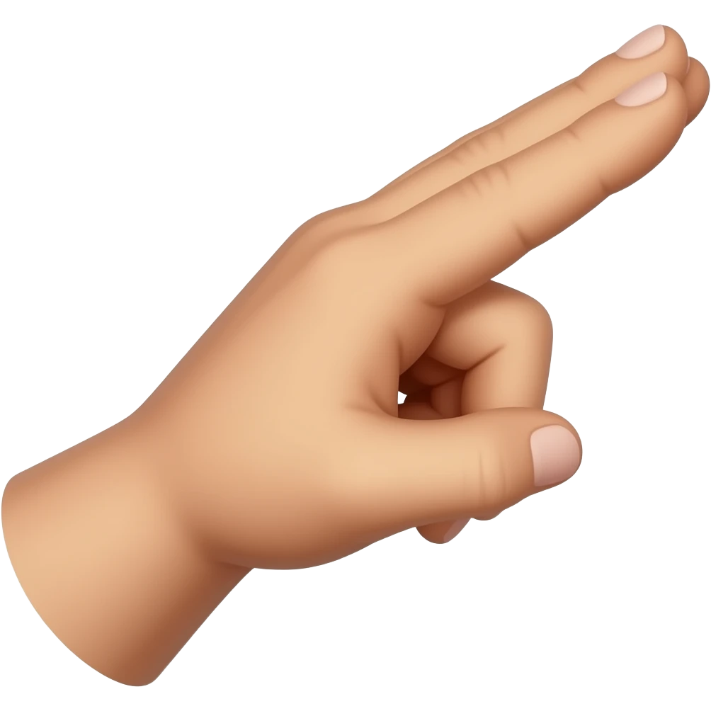 create sieg heil all salute hand which is diagonal emoji