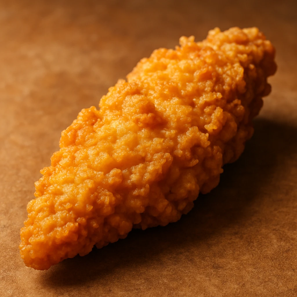 a chicken tender, realistic style emoji
