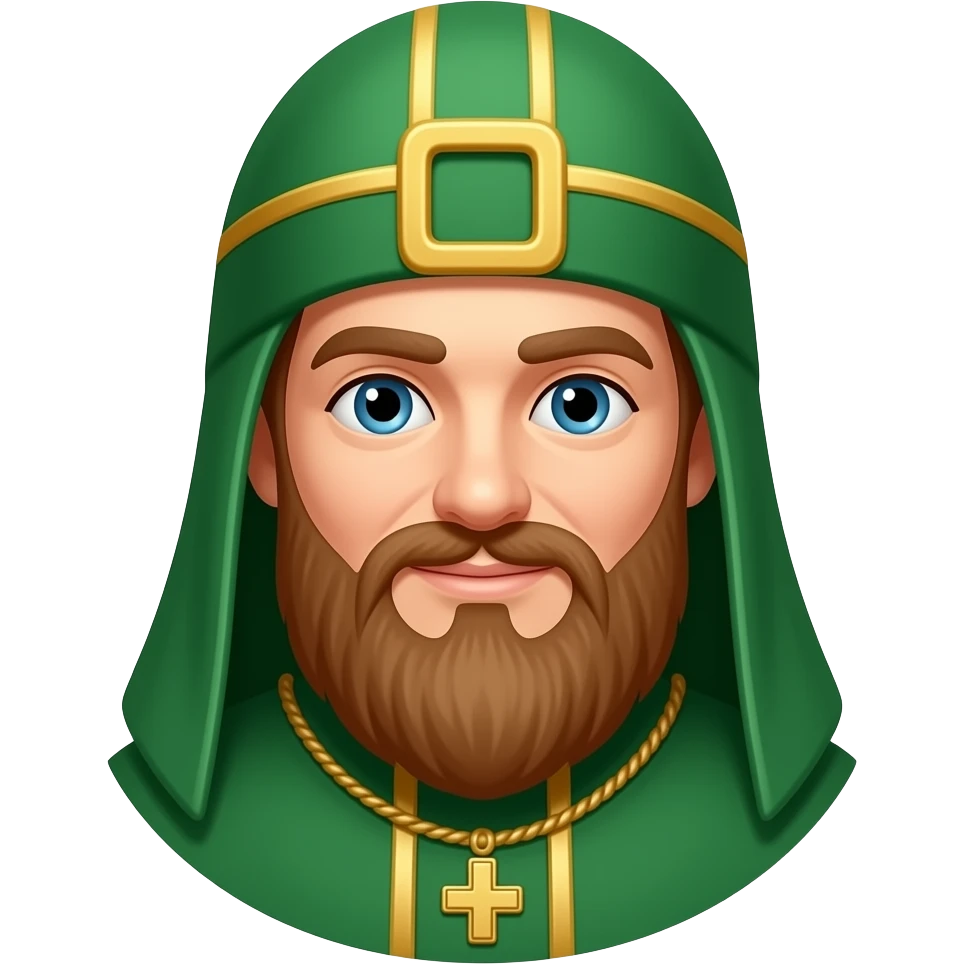 Saint Patrick emoji