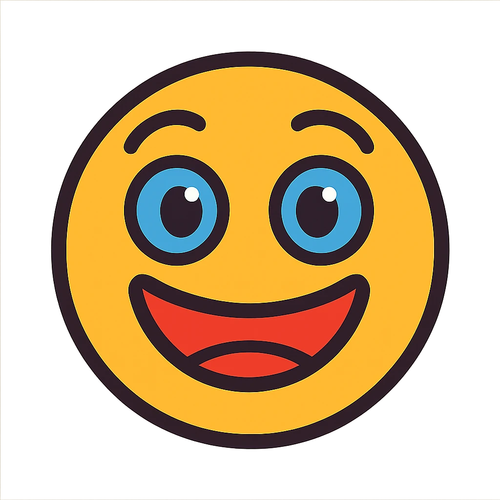 happy smiling face icon for desktop emoji