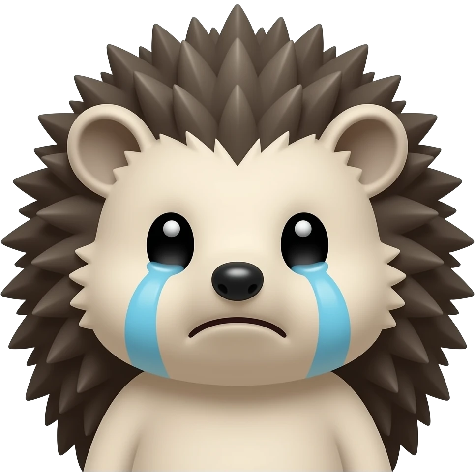 Shadow the hedghog crying emoji