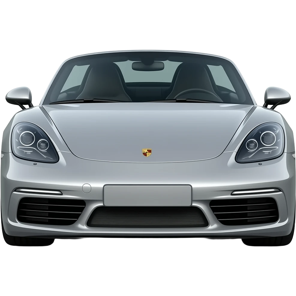 Car Porsche cayman 718 gts silver emoji