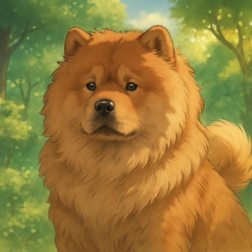 chow chow dog emoji
