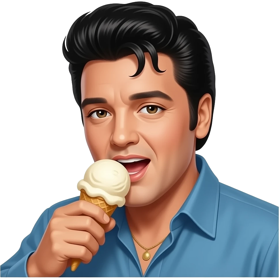 Elvis Ice Cream emoji