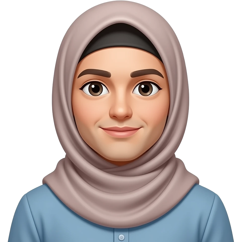 man in hijab emoji