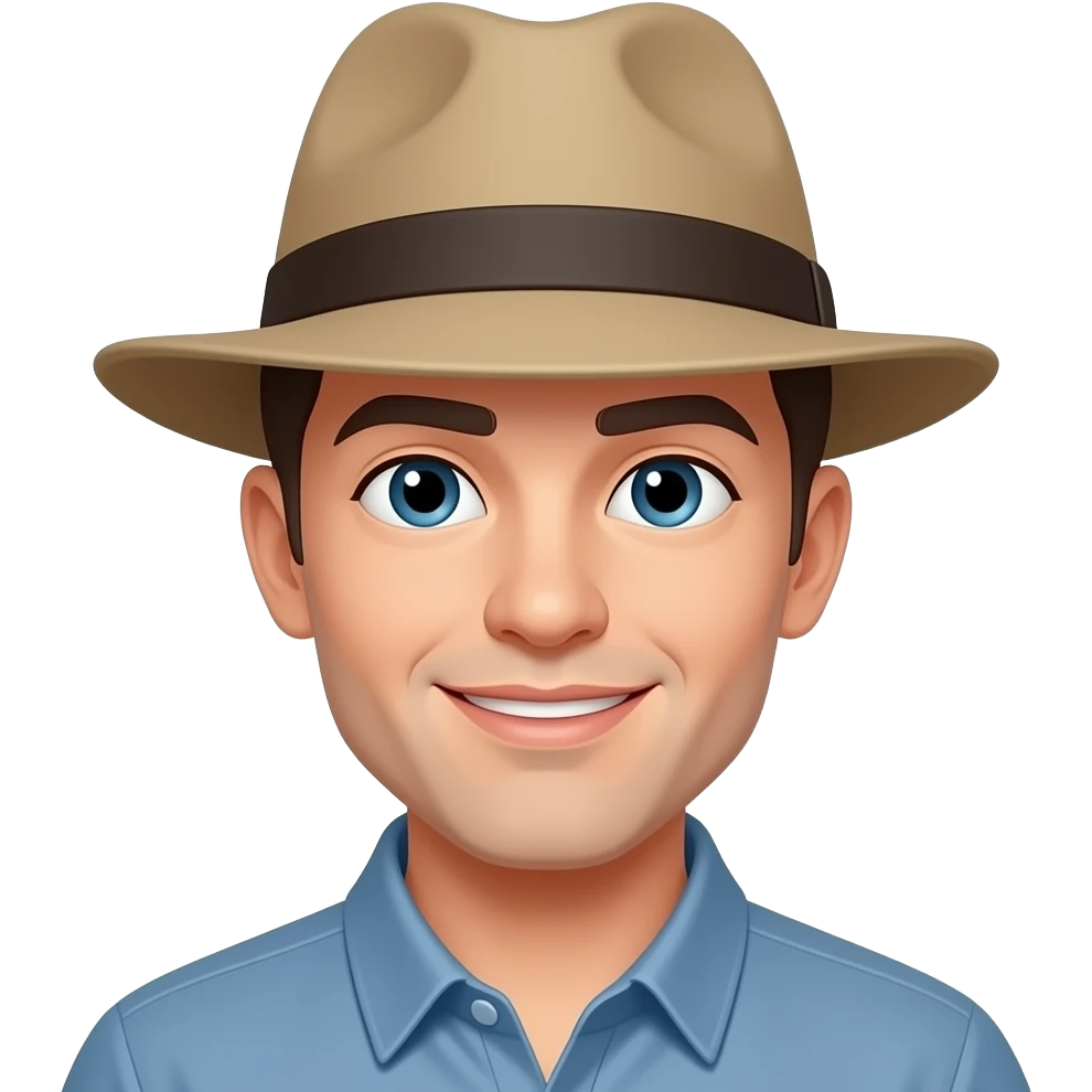 remove the hat emoji