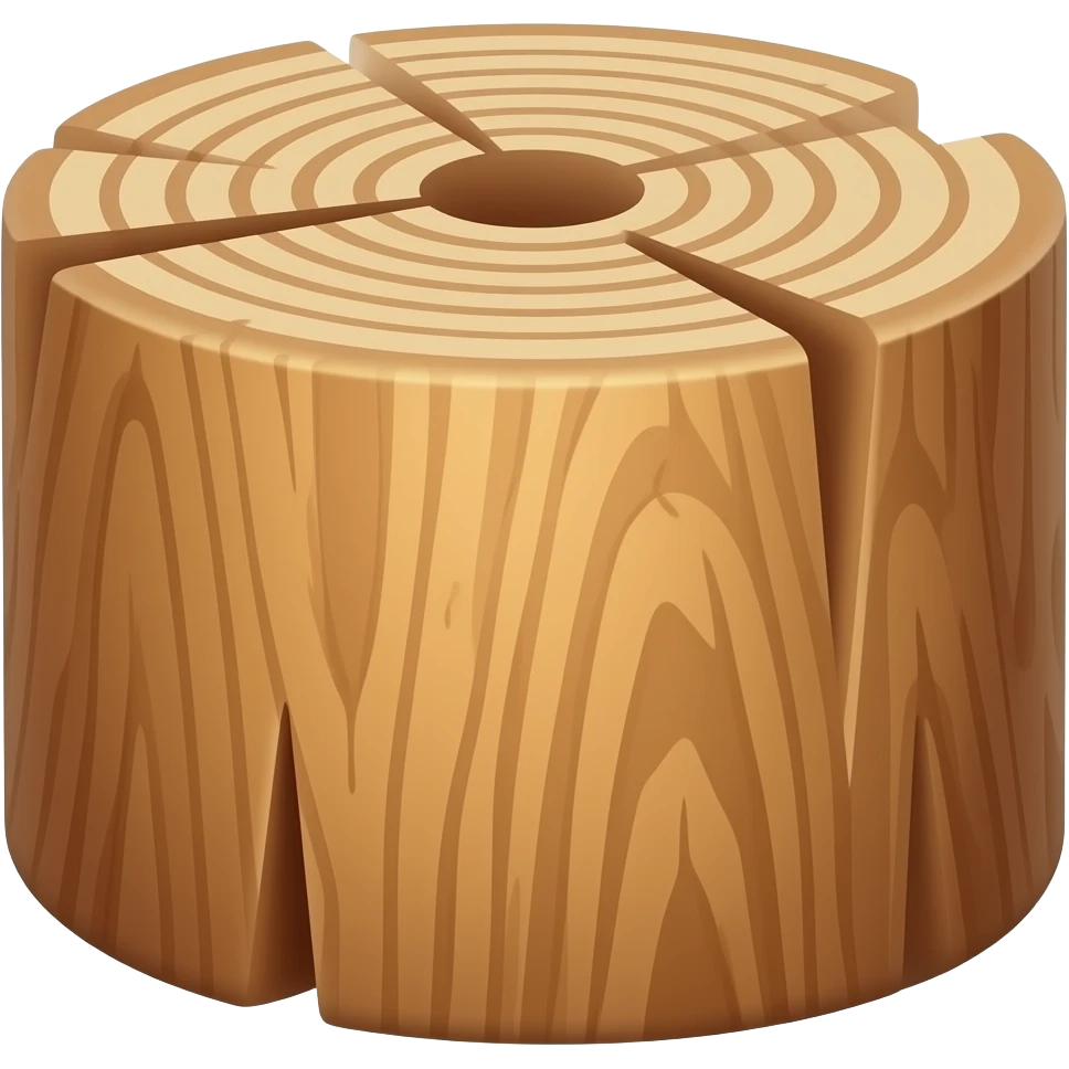 Wood emoji