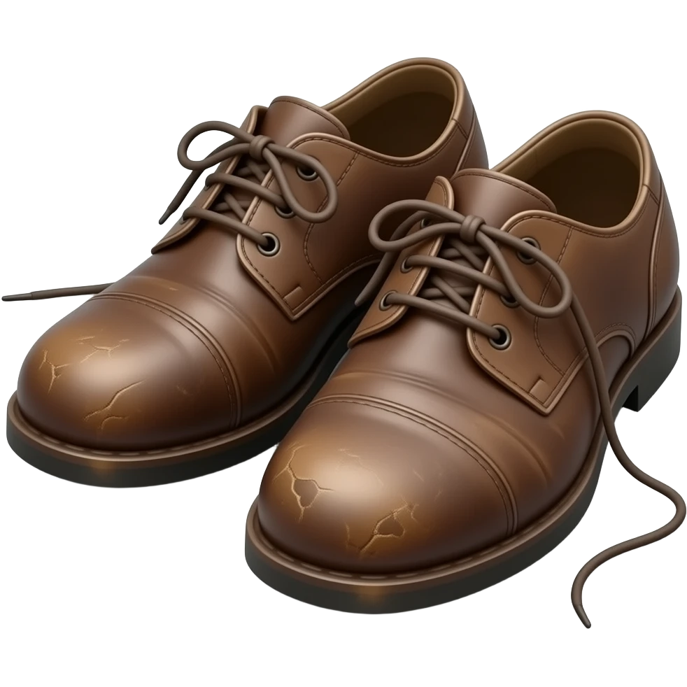 old worn shoes emoji