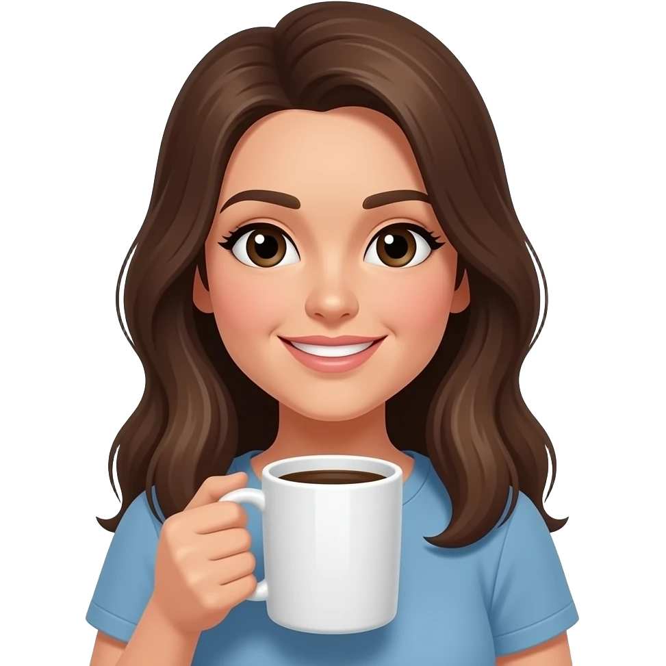 ☕👩 emoji