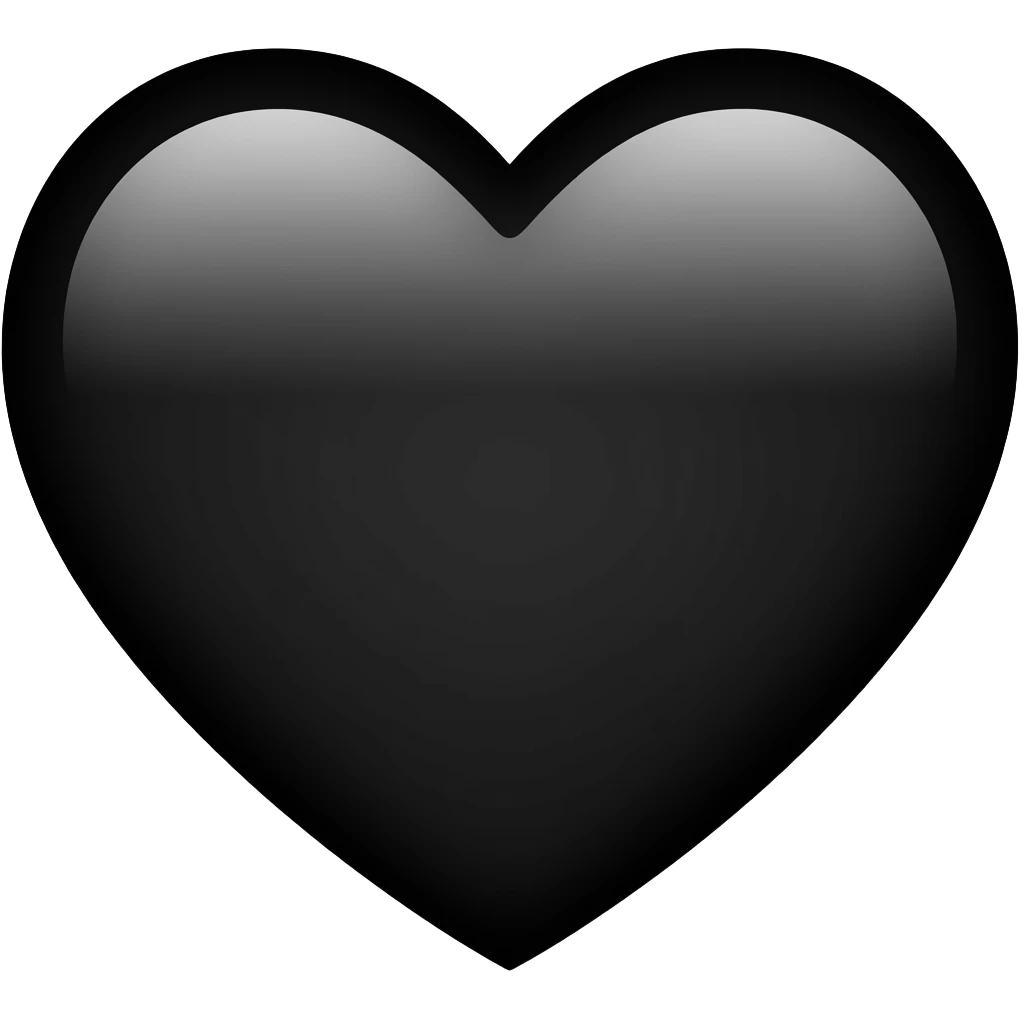 Black Heart emoji