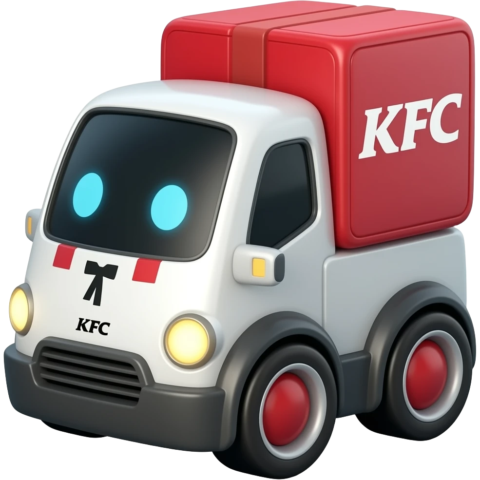 kfc delivery robot emoji