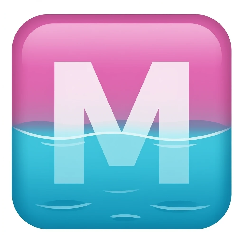 Fammi uno sfondo stupendo ma a scelta tua che deve essere rosa fucsia vede Acqua azzurra e lilla chiaro con delle sfumature di blu elettrico e poi gli devi mettere la M in stampatello emoji