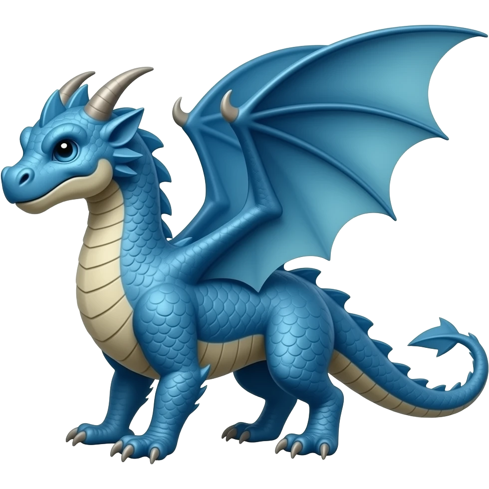 Wyvern blue emoji