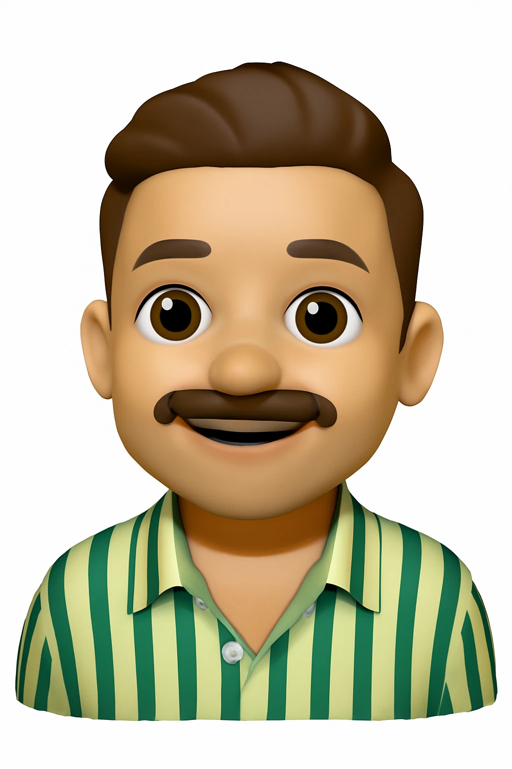A 3D Apple-style emoji version of the uploaded image, preserving its colors, shapes, textures, and overall design, simplified into emoji form while keeping key details recognizable. Smooth glossy finish, soft shadows, high-quality render, minimal background emoji