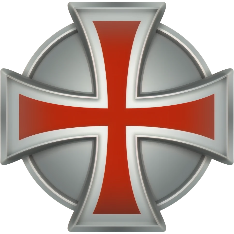 White templar cross emoji
