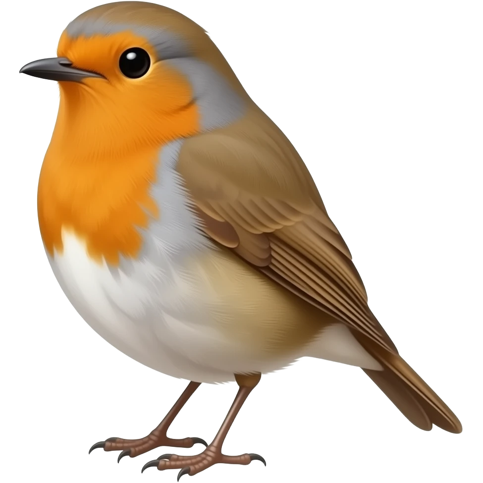 robin bird emoji