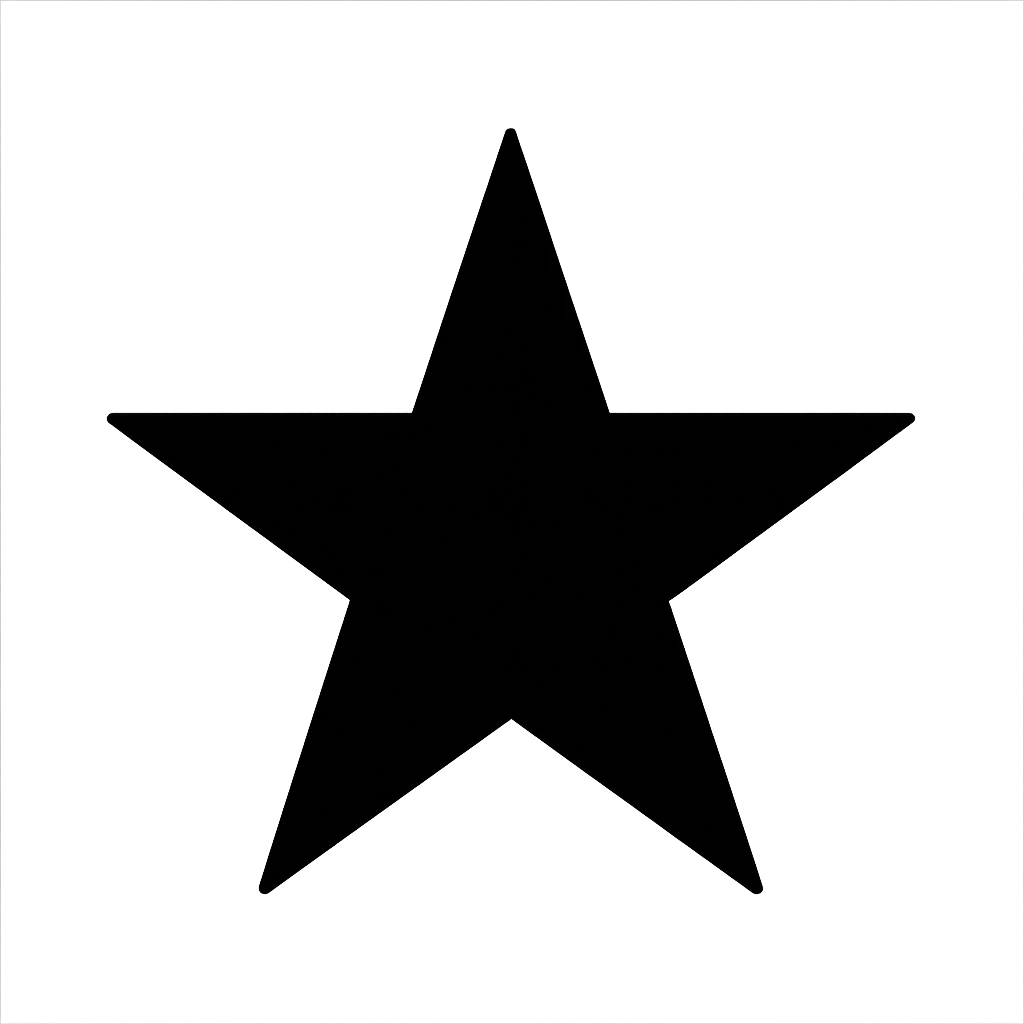 black star emoji