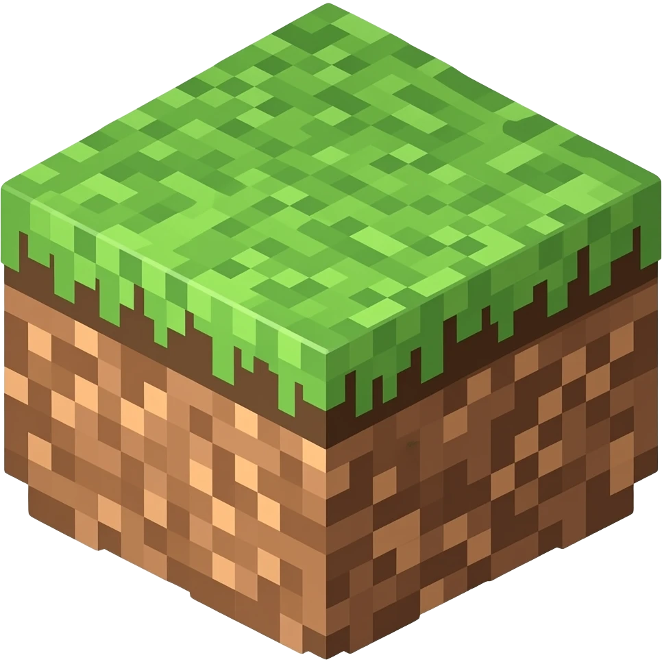 Grass block emoji