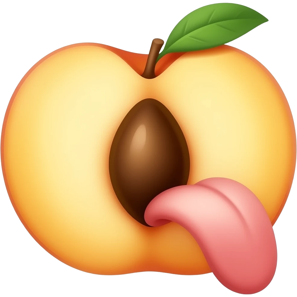 🍑👅 emoji